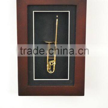 Display Case Wall Frame Cabinet Wood Box Musical Instrument model Adornment Gifts Home furnishing music gifts