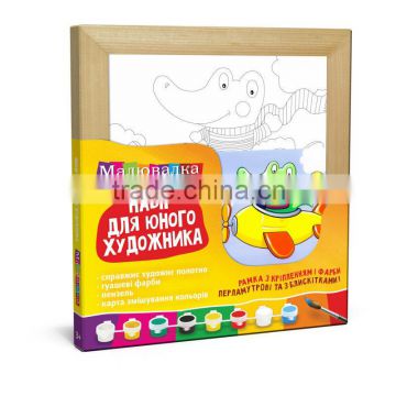 ART KIT for the Youngest artists "Crocodile", 20*20 cm, "ROSA KIDS"