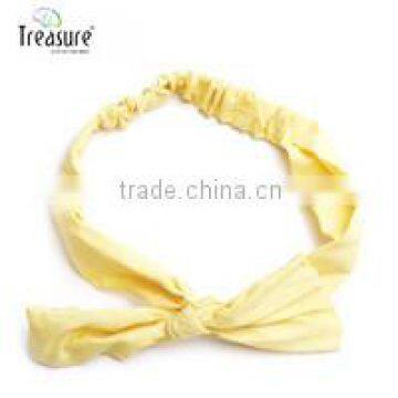 Trendy Girls' Fashion Hair Accessories Check Print Wrap Knot Bow Elastic Headband Head Wrap photo-4