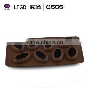 newest bean shape Silicone Ice cube Tray