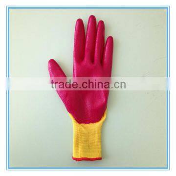 ALTAIR chemical Construction flat nitrile coated cotton gloves