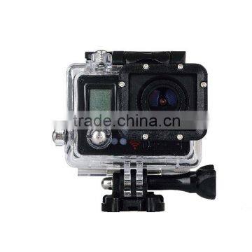 New Arrival Sunplus 6350M F73 4K Full HD 40M Waterproof Dual Screens action Camera with Remote Control