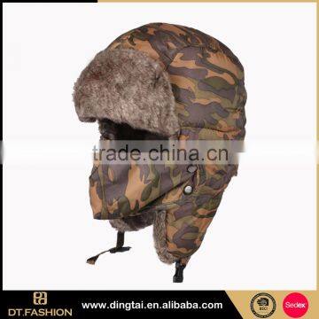 Winter Hats Women Custom russian style Faux Fur fabric