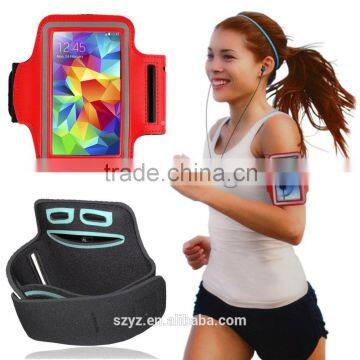 HOT Neoprene+PVC/TPU Material Waterproof Sport Armband Adjustable Running GYM Bag For Apple IPhone 6 Plus 5.5" Mobile Phone