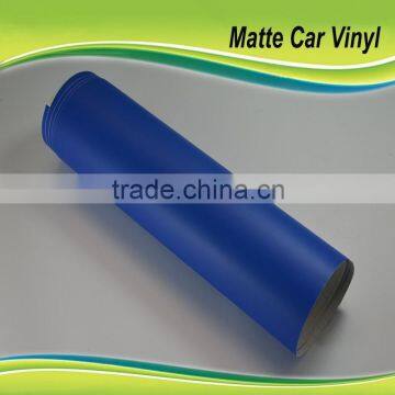 1.52*30m Auto Body Wrap Matte Blue Vinyl Wrap