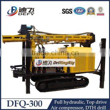 Crawler Mobile Water Well Drilling Rig Machine DFQ-300