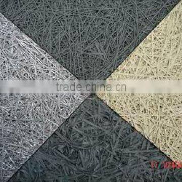 Wood fiber cement board ceiling tiles