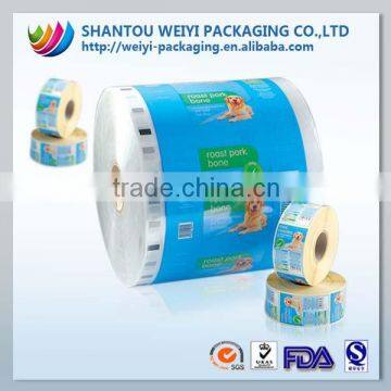 plastic cup sealing roll film for coffee tea milk