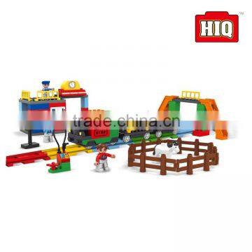 HIQ 86pcs plastic tech city big building bricks toys