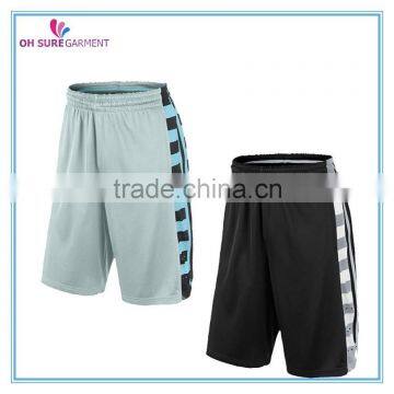 100% Polyester Mens Gym Shorts Sports Shorts