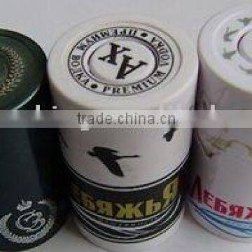 Non-reffilabe bottle lids for VODKA