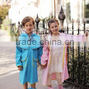 fashion kids raincoat