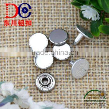 8MM Shiny Silver Hang Plating Brass Garment Rivet photo-1