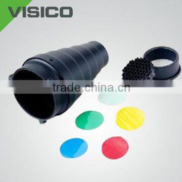 Photography Studio Photo Conical Snoot Light Control Snoot & Honeycomb Bowens Mount for Studio Flash Strobe Accesories photo-2