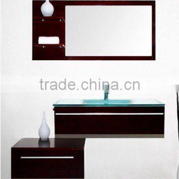 Modern bathroom furniture with Glass basin