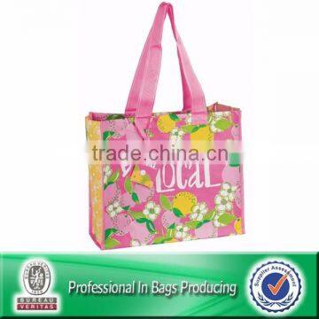 100% Recycled Lead-free Material Large Rectangular PP Woven Carry Bag