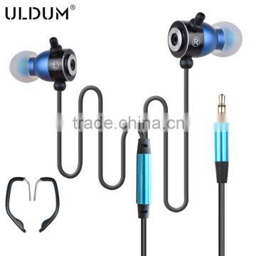 3.5 jack earphone headphone for music sport earbuds with speaker