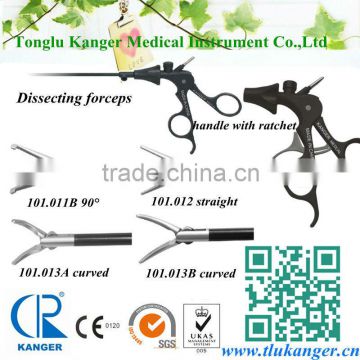 Medical equipments of laparoscopic dessecting forceps