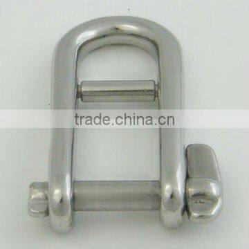 Stainless steel key pin shackle safety latch