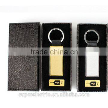 Customized Design High Grade Usb Electric Cigrette Lighter Wholesale Wind Proof Key Chain Electronic Lighters photo-4