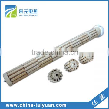 Cordierite ceramic bobbin heater core Heater Core IR Ceramic Heater Pipe