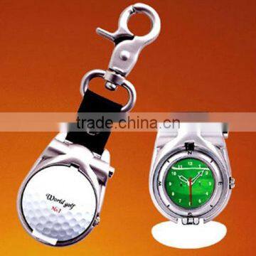sport golf ball hanging keychian watches with lighting