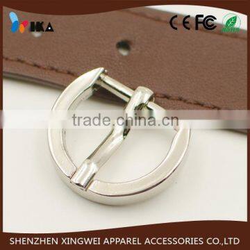 small semicircle metal zinc alloy pin buckle for belt