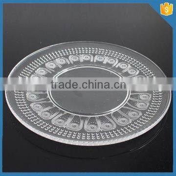 LXHY-P269 Hand Press Round Glass Dinner Plates for Restaurant Quality Choice photo-3