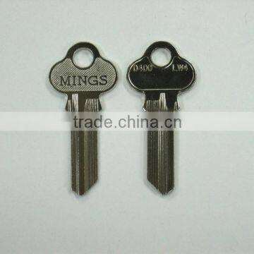 Australian quality LW4 nickel plated brass key blank