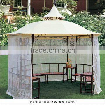 Big size garden line umbrella with mosquito netting