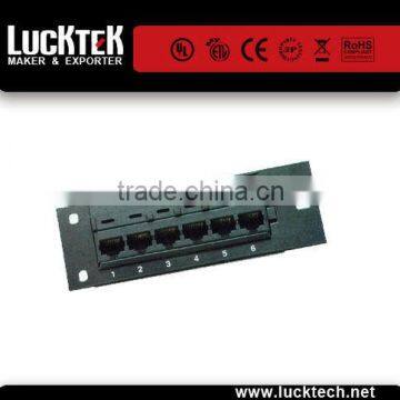 6 port patch panel