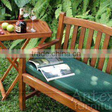 Teak Curved Economic Bench