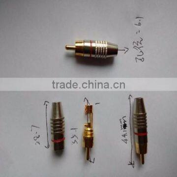 HIGH QUALITY RCA JACK GOLD, RCA CONNECTOR