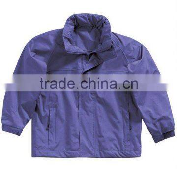 Kids/children fashion concealed hood rain jacket/children raincoat