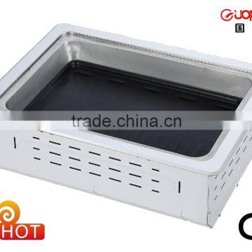 Infrared Barbecue Grill Florabest With Electric Ceramic Burners and Cast Iron Water Tray