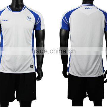 2016 Blue and White Color Mens Soccer Jerseys