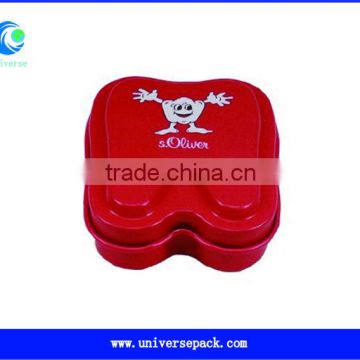 Made In China Red Painted Iron Box Custom Wholesale Nice Look Packing Boxes