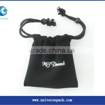 High quality black velvet gift bags pouch