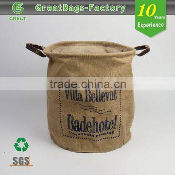 Hot Sale Custom Drawstring Jute Bag Cotton Jute Bag