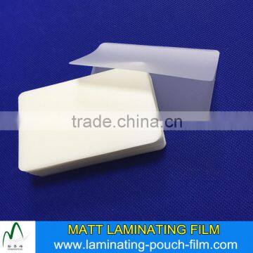 Card Size 60mic 75mic 80mic 100mic 125mic 250mic Hot Sealed Laminate Protective Matte Laminating Pouch Film