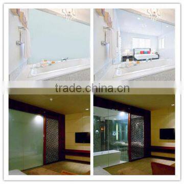 private PDLC film smart glass for bathroom door