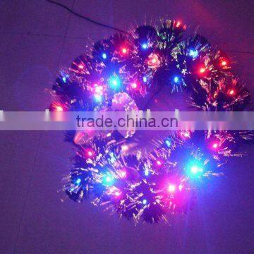 Led light christmas wreath