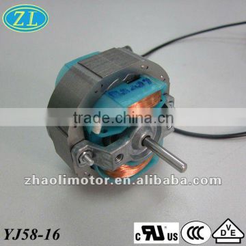 Low rpm ac electric motor Small electric motors Fan motorYJ58-16:electric motor specifications for heater,humidifier,ventilator