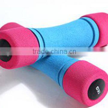 body building soft dumbbell pulling up weight lifting up foam dumbbell neoprene fitness for women