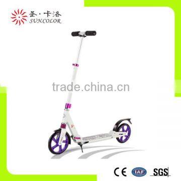 Good quality scooter suitcase for wholesale with double suspension