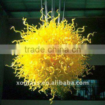 yellow glass ball pendant lighting and blown glass lighting xo-2011986 and decorative glass lighting