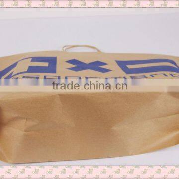 Brown Kraft Paper Bags New Easy Bags Flexo Printing With Oil Polish for Sports photo-3