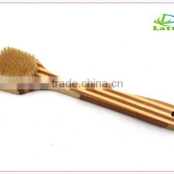 Natural Boar Bristle Wooden Bath Body Back Brush From China