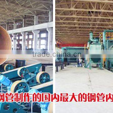 International Certification Equipment Steel Pipe Outer Shot Blasting Machine