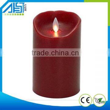 Multifunctional flameless moving flicker led candle